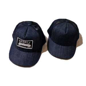 JELADO Trucker Cap Plain ジェラード トラッカー キャップ（Indigo）[AB11713A-B]