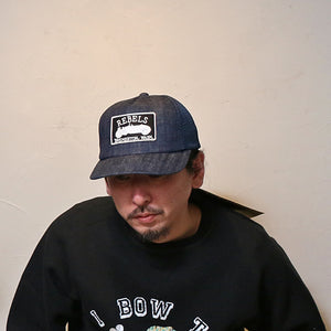 JELADO Trucker Cap Plain ジェラード トラッカー キャップ（Indigo）[AB11713A-B]