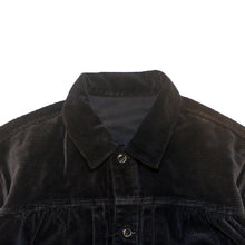 将图片加载到图库查看器，Porter Classic CORDUROY SHORT JACKET ポータークラシック コーデュロイ ショートジャケット（BLACK）[BFA-P-018-4132]

