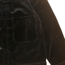 将图片加载到图库查看器，Porter Classic CORDUROY SHORT JACKET ポータークラシック コーデュロイ ショートジャケット（BLACK）[BFA-P-018-4132]
