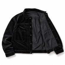 将图片加载到图库查看器，Porter Classic CORDUROY SHORT JACKET ポータークラシック コーデュロイ ショートジャケット（BLACK）[BFA-P-018-4132]
