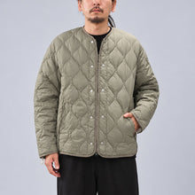将图片加载到图库查看器，TAION MILITARY VNECK 拉链羽绒服 [UNISEX] TAION 军用 V 领拉链羽绒服（黑色）（D/NAVY）（D/OLIVE）[TAION-101ZML-1LONG]
