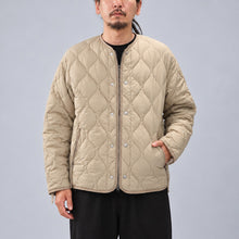 将图片加载到图库查看器，TAION MILITARY VNECK 拉链羽绒服 [UNISEX] TAION 军用 V 领拉链羽绒服（黑色）（D/NAVY）（D/OLIVE）[TAION-101ZML-1LONG]

