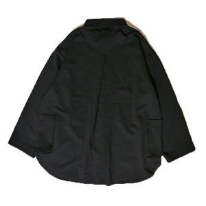 Porter Classic FRENCH JERSEY SHIRT JACKET ポータークラシック フレンチ ジャージ シャツジャケット（BLACK）[PC-006-3339]