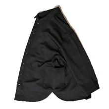 将图片加载到图库查看器，Porter Classic FRENCH JERSEY SHIRT JACKET ポータークラシック フレンチ ジャージ シャツジャケット（BLACK）[PC-006-3339]
