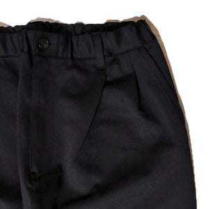 Porter Classic FRENCH JERSEY STRAIGHT PANTS ポータークラシック フレンチ ジャージ ストレート パンツ  （BLACK）[PC-006-3340]