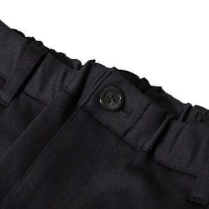 Porter Classic FRENCH JERSEY STRAIGHT PANTS ポータークラシック フレンチ ジャージ ストレート パンツ  （BLACK）[PC-006-3340]