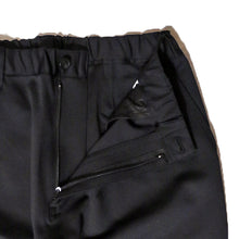 将图片加载到图库查看器，Porter Classic FRENCH JERSEY STRAIGHT PANTS ポータークラシック フレンチ ジャージ ストレート パンツ  （BLACK）[PC-006-3340]
