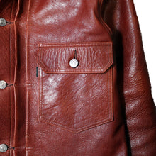画像をギャラリービューアに読み込む, HIGHLARGE LEATHERS NEWCASTLE HTD ハイラージ レザーズ ニューキャッスル ヒートトリートメント ディア（Brown）[HL009001]
