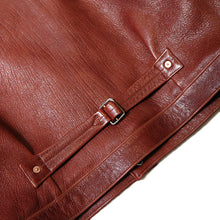 画像をギャラリービューアに読み込む, HIGHLARGE LEATHERS NEWCASTLE HTD ハイラージ レザーズ ニューキャッスル ヒートトリートメント ディア（Brown）[HL009001]
