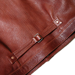 HIGHLARGE LEATHERS NEWCASTLE HTD ハイラージ レザーズ ニューキャッスル ヒートトリートメント ディア（Brown）[HL009001]
