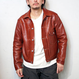 HIGHLARGE LEATHERS NEWCASTLE HTD ハイラージ レザーズ ニューキャッスル ヒートトリートメント ディア（Brown）[HL009001]