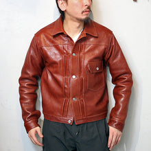 画像をギャラリービューアに読み込む, HIGHLARGE LEATHERS NEWCASTLE HTD ハイラージ レザーズ ニューキャッスル ヒートトリートメント ディア（Brown）[HL009001]
