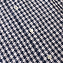 将图片加载到图库查看器，Porter Classic - 卷起方格格纹衬衫 Porter Classic 卷起方格格纹衬衫 - 海军蓝 [PC-016-1544]
