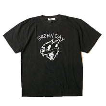 将图片加载到图库查看器，JOHNBUL GREEN DAY CAT Tシャツ（ブラック）[JT252C11]
