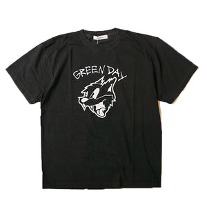 JOHNBUL GREEN DAY CAT Tシャツ（ブラック）[JT252C11]