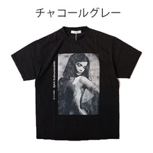 将图片加载到图库查看器，JOHNBUL Bjork Tシャツ（ホワイト）（チャコールグレー）[JT252C01]
