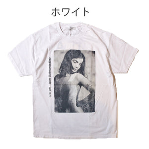 JOHNBUL Bjork Tシャツ（ホワイト）（チャコールグレー）[JT252C01]