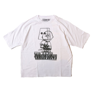 JOHNBUL PEANUTS CHARLIE BROWN Tシャツ（ホワイト）[JT251C52]