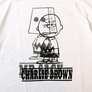JOHNBUL PEANUTS CHARLIE BROWN Tシャツ（ホワイト）[JT251C52]