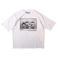 JOHNBULL PEANUTS GANG Tシャツ shades（ホワイト）[JT251C59]