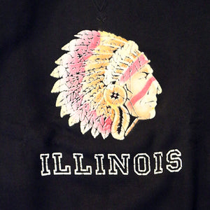 JELADO ILLINOIS Flocky Pt Sweat ジェラード イリノイ フロッキー プリント スウェット（Black）（Grass Green）[AB12201]
