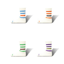 画像をギャラリービューアに読み込む, DECKA QUALITY SOCKS &quot;M.A.P&quot; Heavyweight Socks Stripes 3rd Collection デカ クオリティーソックス （Blue）（Orange）（Green）（Purple）[OF-09]
