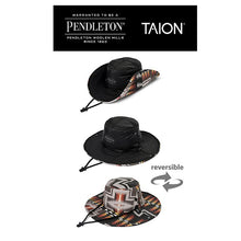 Load image into Gallery viewer, TAION × PENDLETON Taion × Pendleton Reversible Safari Hat (BLACK) [PDT-TON-223003]
