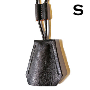 ERIGAH Bell(S)(L)-Eliger leather necklace bell