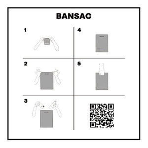 BANSAC SOLID COLOR &lt;Handkerchief or eco bag&gt; [BA#001]