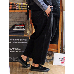 Porter Classic Corduroy Classic Pants - BLACK - Porter Classic Corduroy Pants [PC-018-1168]