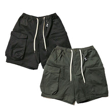 将图片加载到图库查看器，NULL TOKYO NULL OUTSIDE SHORTS NULL Tokyo NULL 户外短裤（橄榄色）（黑色）[NULL-030EX]
