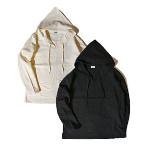 CWORKS Alaia Linen Mexican Parka Seaworks Alaia Linen Mexican Parka (white) (Black) [CWST009]