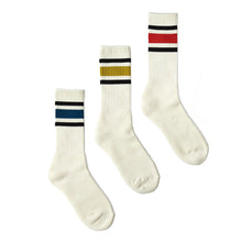 Load image into Gallery viewer, DECKA QUALITY SOCKS - 80&#39;s Skater Socks Online store Limited Color Deca Quality Socks (Red) (yellow) (blue) [de-11]
