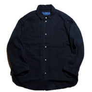 Porter Classic PC KENDO SHIRT JACKET W/SILVER BUTTONS Porter Classic Kendo Shirt Jacket (DARK NAVY) [PC-001-1421]