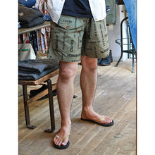 将图片加载到图库查看器，JOHN GLUCKOW Stencil 织物橄榄色防风短裤 [JG52325]

