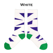 将图片加载到图库查看器，DECKA QUALITY SOCKS BY BRÚ NA BÓINNE - 绒袜/三角形 Deca Quality Socks 绒袜（白色）（橙色）（蓝色）[BNB x de-27]
