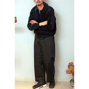 波特经典 GENEKELLY 斜纹棉布裤（炭灰色）（黑色）[PC-009-2039]