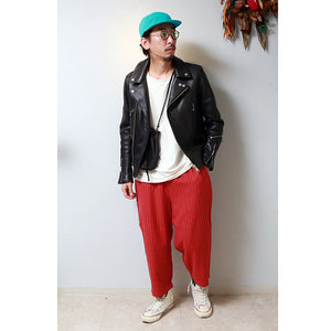 Porter Classic - HAPPY RED PEACE PANTS / Porter Classic Happy Red Peace Pants - 红色 [PC-053-1339]