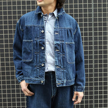 Load image into Gallery viewer, PORTER CLASSIC STEINBECK DENIM JACKET Porter Classic Steinbeck Denim Jacket (INDIGO) [PC-005-2143]
