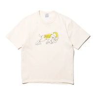 JELADO Navy Print Tee - Gerard Army Print Tee (Off-white) [AB61231]