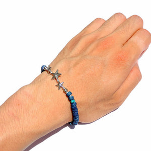 SunKu Star Beads Bracelet サンク スタービーズ ブレスレット （インディゴ）[SK-139-IDG-E]