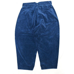 Porter Classic Corduroy Classic Pants - BLUE - ポータークラシック 