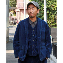 Load image into Gallery viewer, Porter Classic Corduroy Classic Jacket - BLUE - Porter Classic Corduroy Jacket [PC-018-1166]
