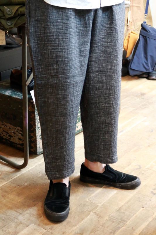 Porter Classic - SASHIKO LINEN PEACE PANTS / ポータークラシック