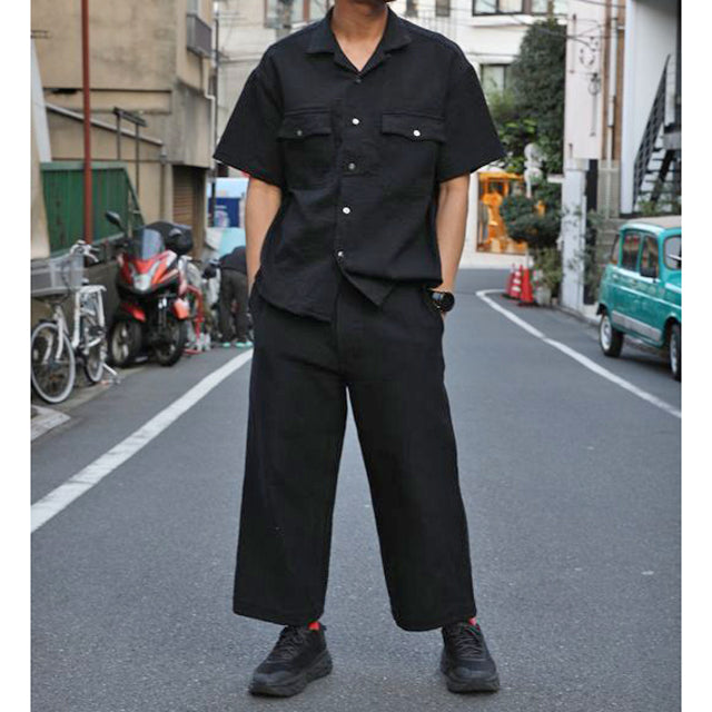 Porter Classic Sashiko Strech Wide Pants ポータークラシック 刺し子 