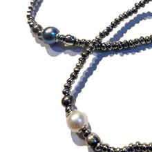 Load image into Gallery viewer, Sunku PEARL/SILVER BRACELET Sunku Pearl/Silver Bracelet (WHT) (BLK) [SK-322]
