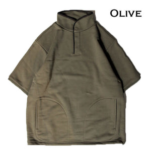 MOSSIR Berlitz Short Sleeve Sweat (Light Grey) (Olive) (black) [MOSW010]
