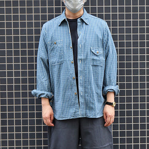 JELADO Smoker Shirt ジェラード スモーカーシャツ（Indigo）[JP73102]
