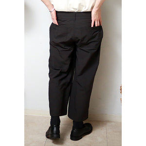 Porter Classic WEATHER WIDE PANTS Porter Classic Wide Pants (BLACK) [PC-026-2135]